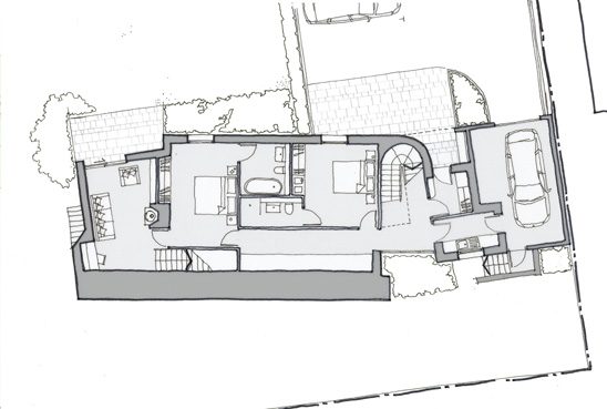 doma architects projects sharow existing plan